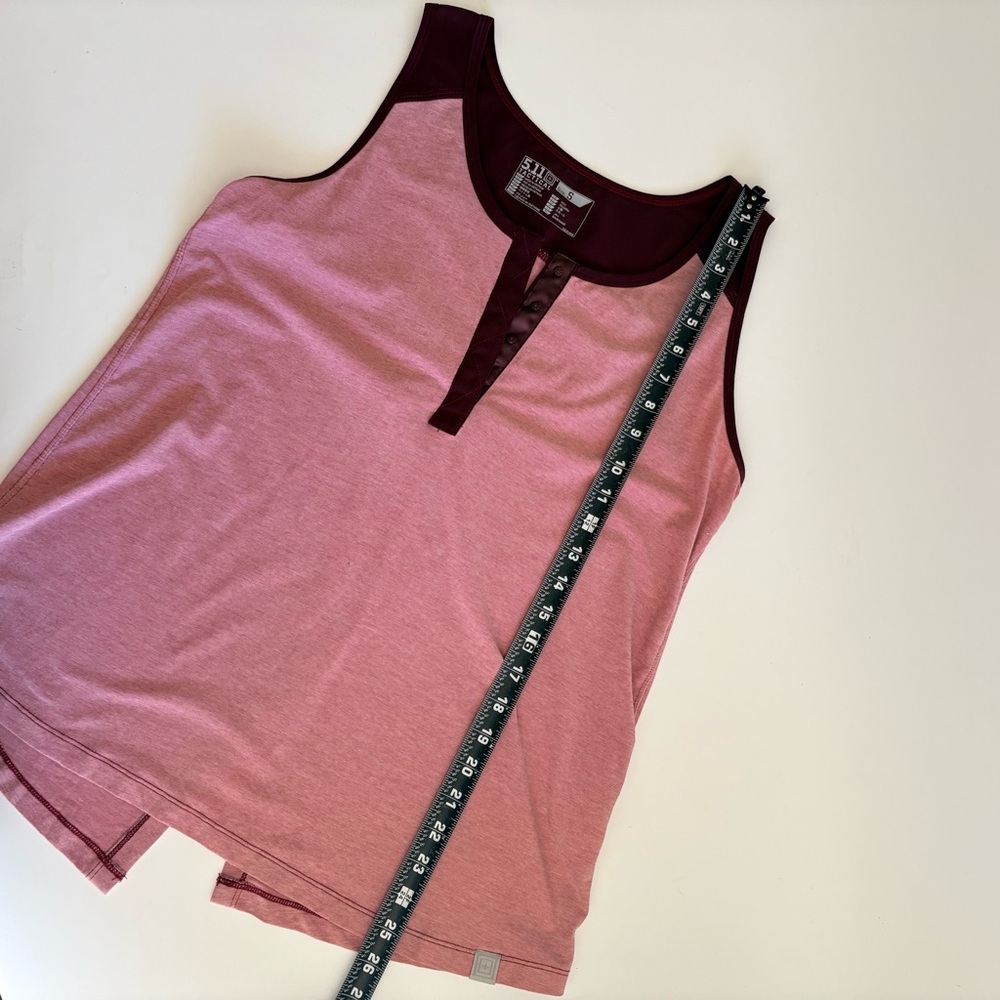 5.11 Tactical Pink and Maroon Tank Top - Picture 16 of 16